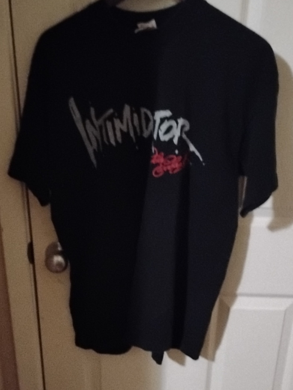 Vintage Black "Intimidator" Nascar T-shirt In Size XL